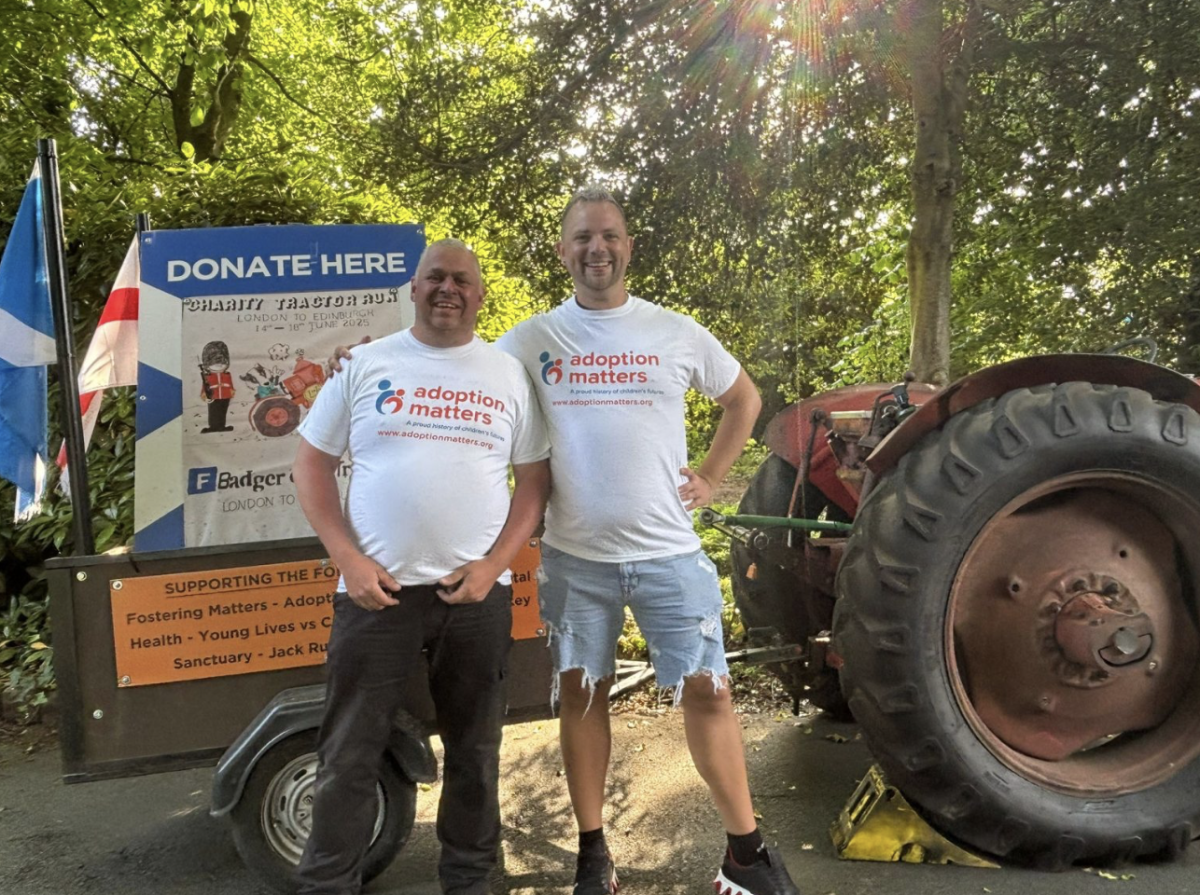 Brian Kettell's Tractor Drive from London to Edinburgh.