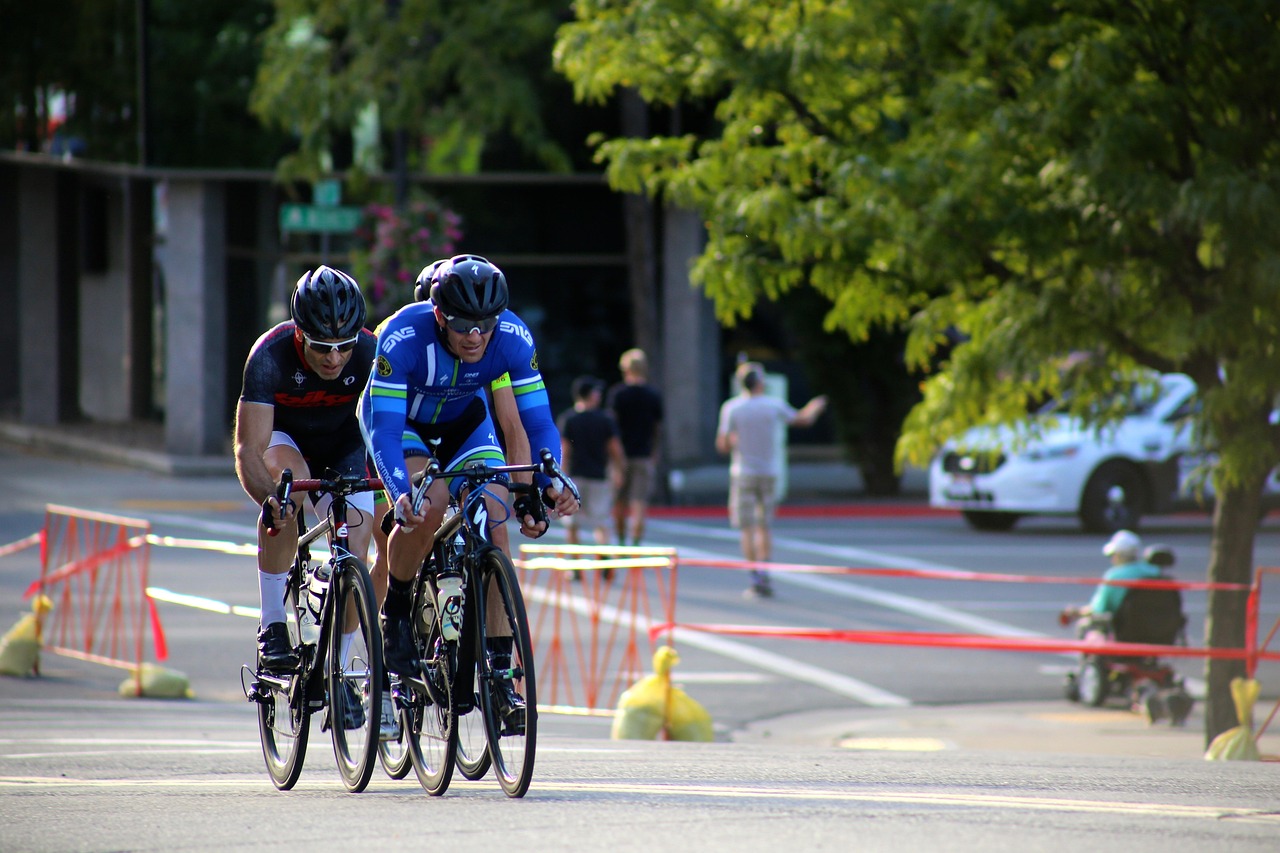 Cycle Race on the A422 through Chicheley and on to North Crawley. 