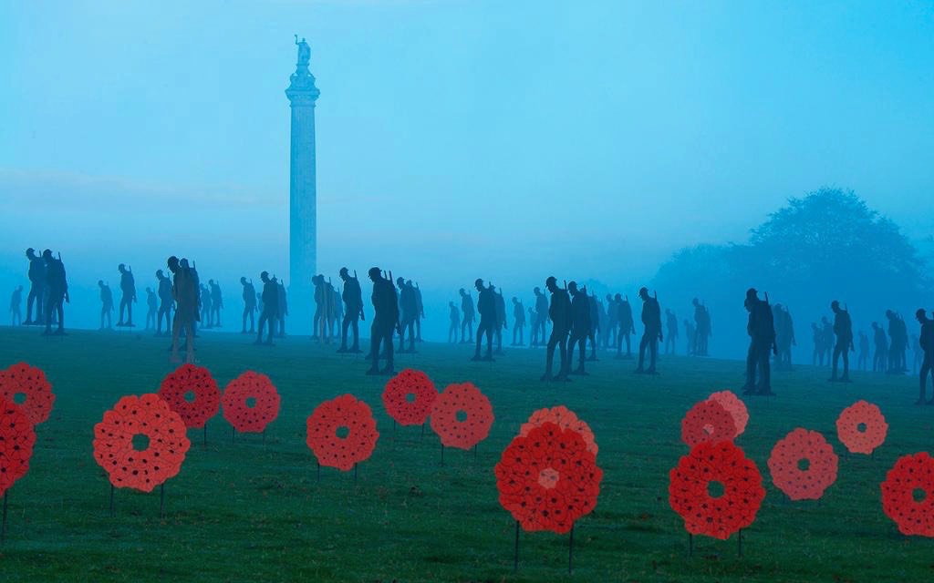 Remembrance Service at the War Memorial