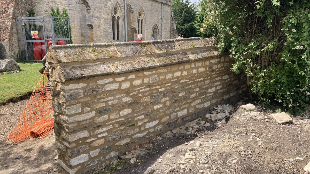 Church Wall Repair.